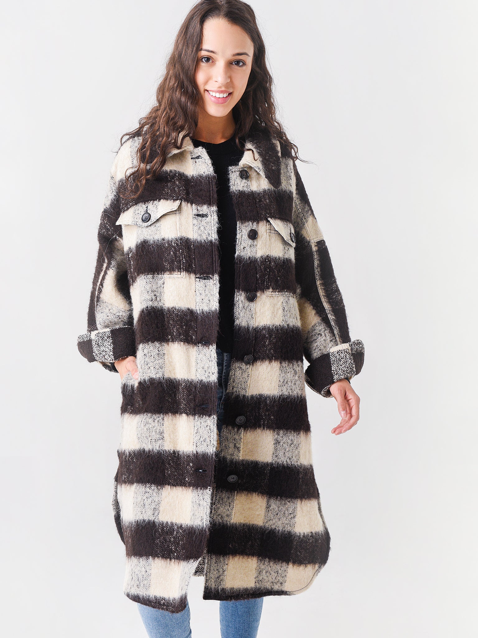 A.L.C. Women's Carter Plaid Coat