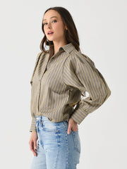 A Shirt Thing Women's Charlotte Chenille Stripe Shirt