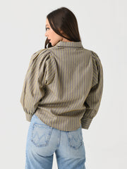 A Shirt Thing Women's Charlotte Chenille Stripe Shirt