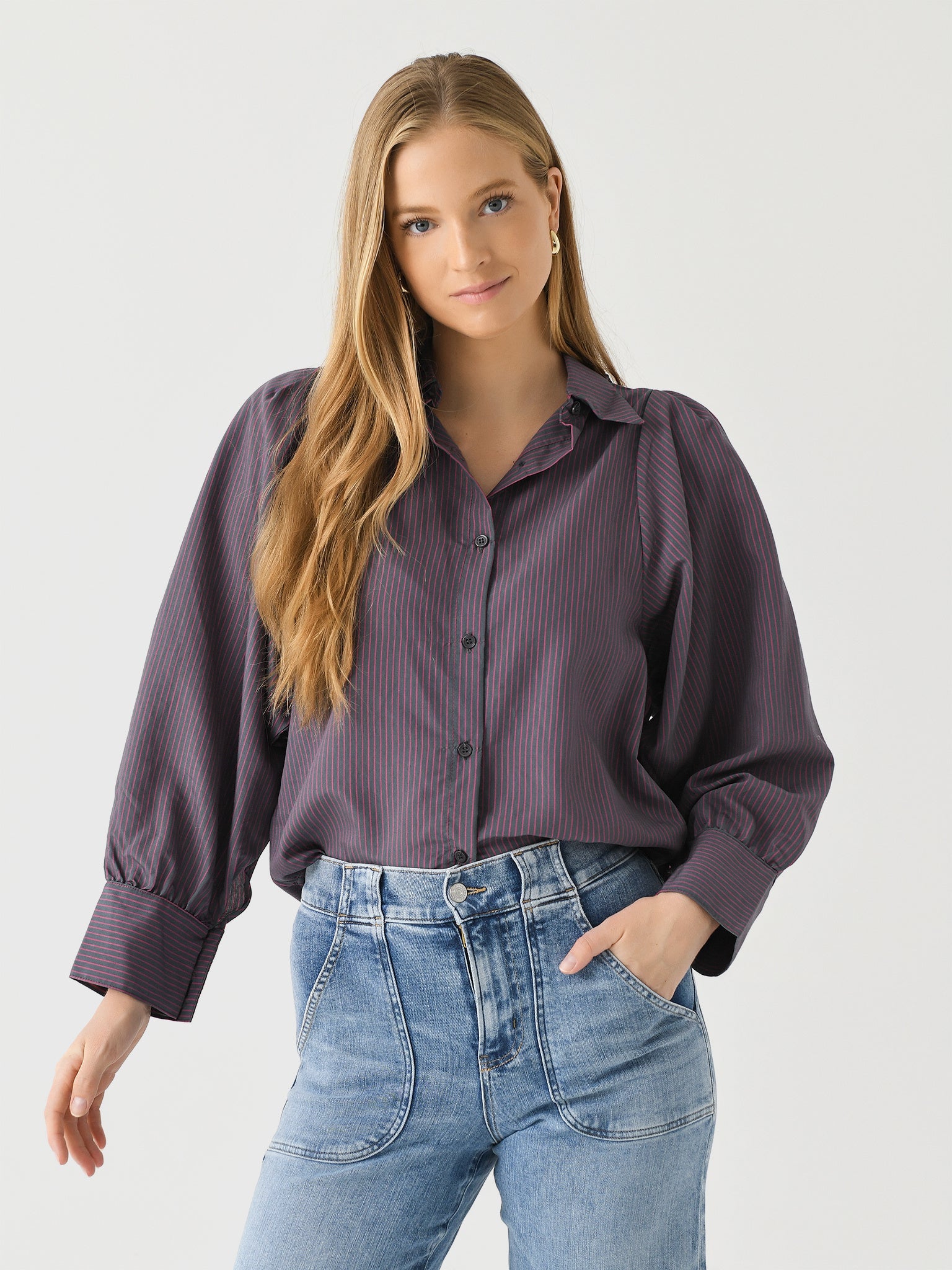 A Shirt Thing Women's Charlotte Skinny Stripe Top