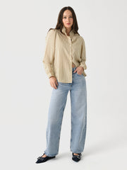 A Shirt Thing Women's Peggy Multi Stripe Shirt