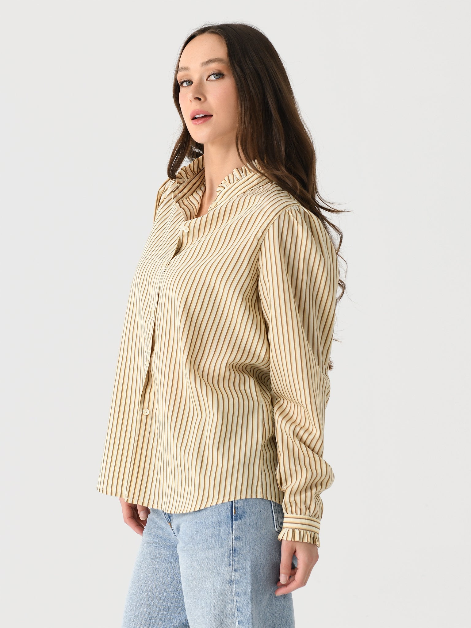 A Shirt Thing Women's Peggy Multi Stripe Shirt