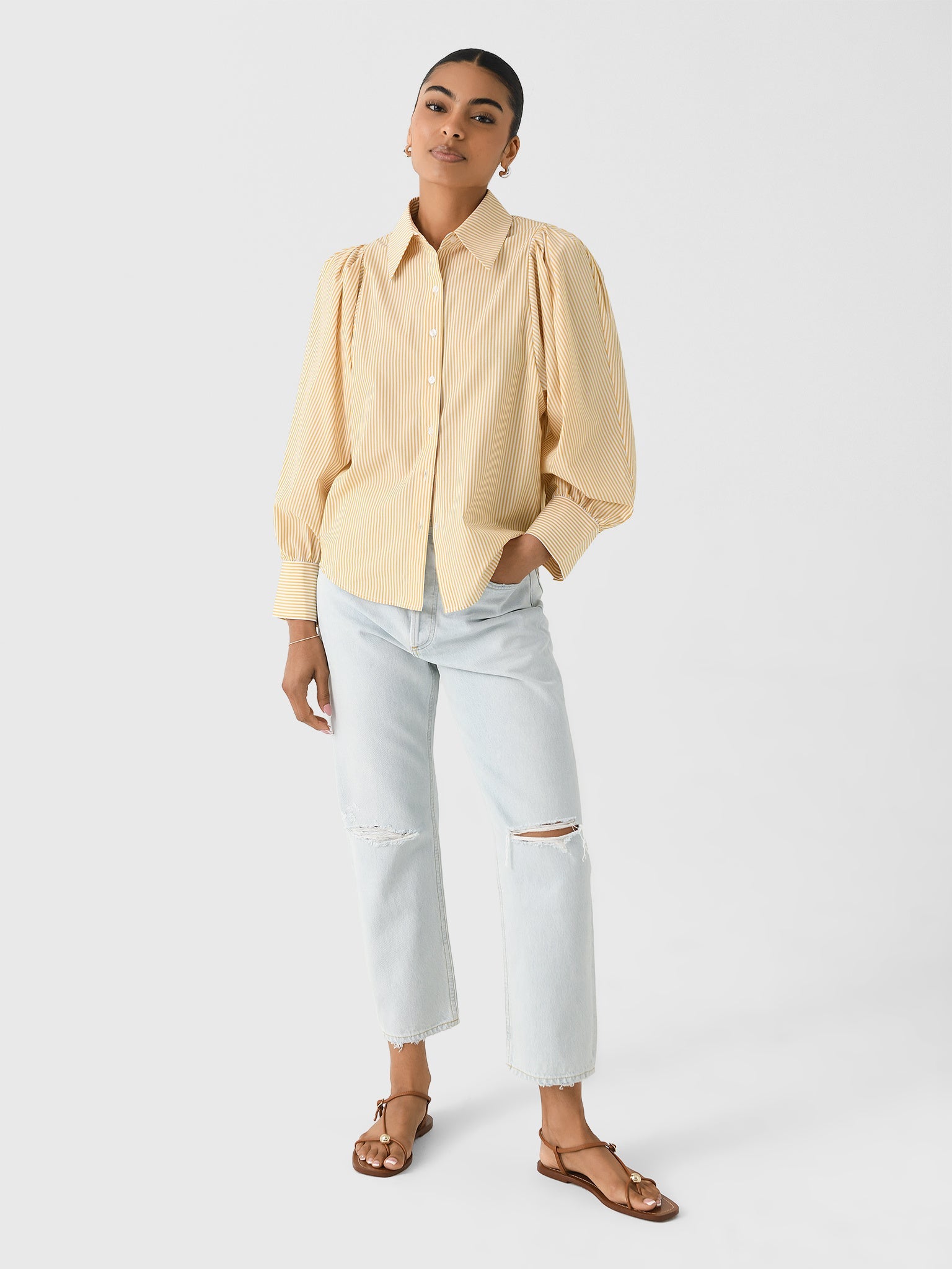 A Shirt Thing Women's Charlotte Candy Stripe Shirt