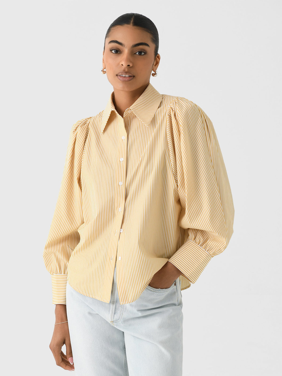 A Shirt Thing Women's Charlotte Candy Stripe Shirt