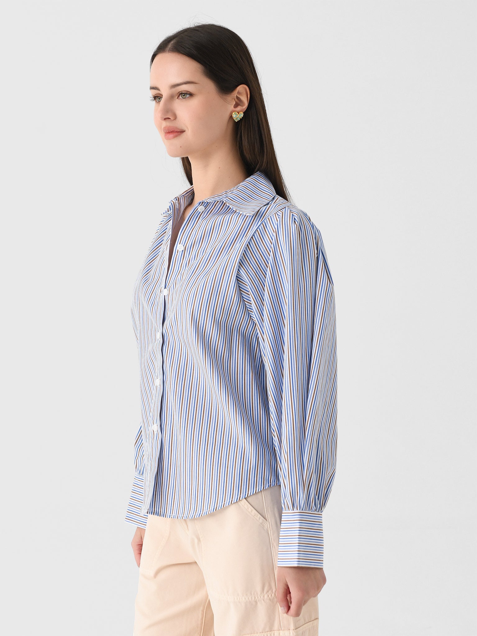 A Shirt Thing Women's Charlotte Yarn Dyed Stripe Shirt