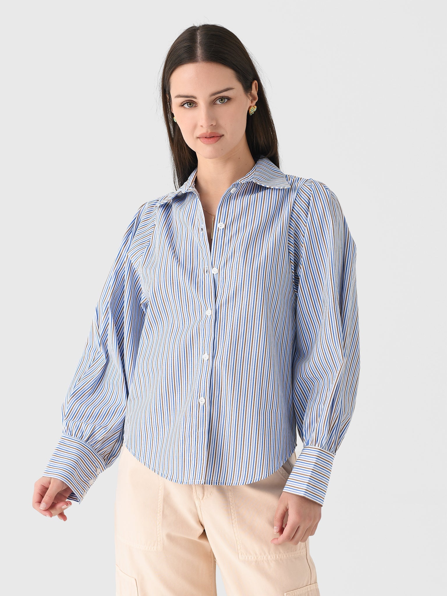A Shirt Thing Women's Charlotte Yarn Dyed Stripe Shirt