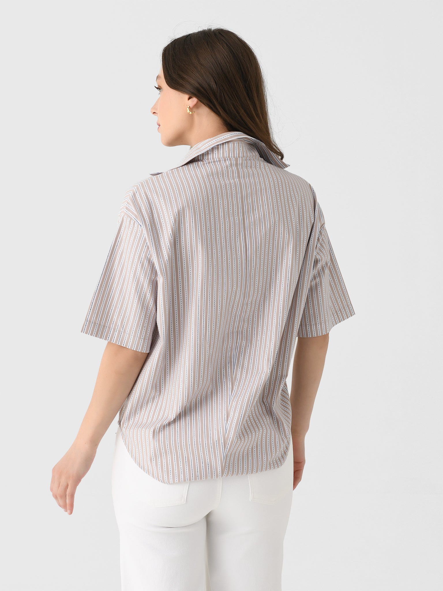A Shirt Thing Women's Delilah Bling Stripes Shirt