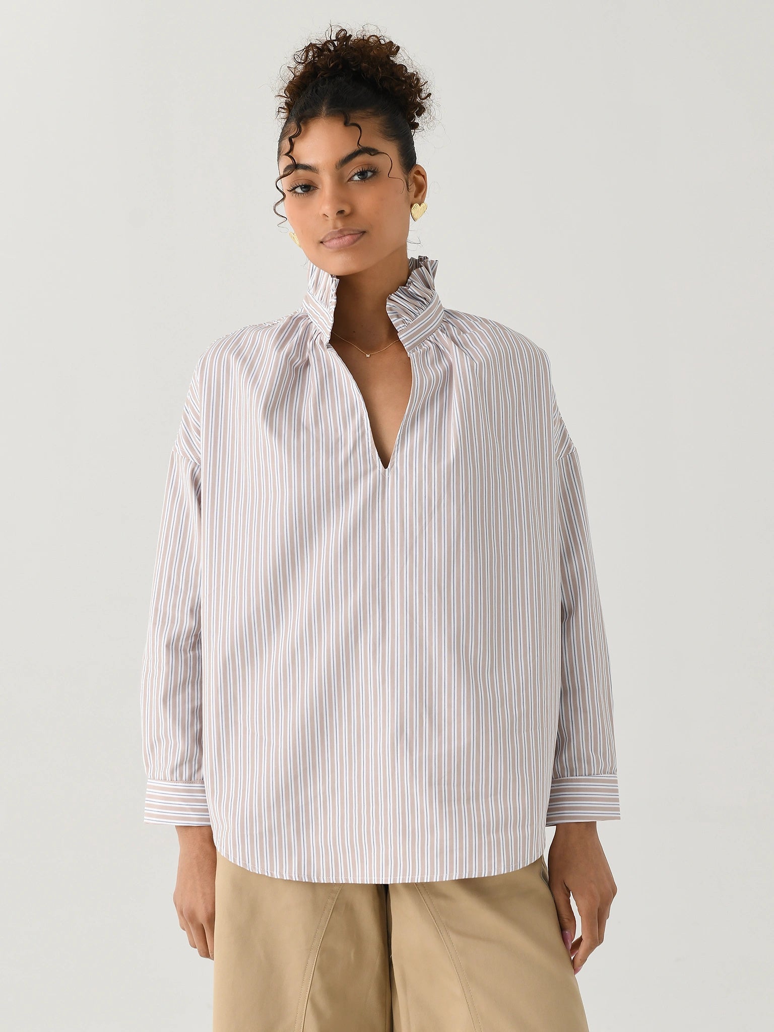 A Shirt Thing Women's Penelope Yarn Dyed Stripe Shirt