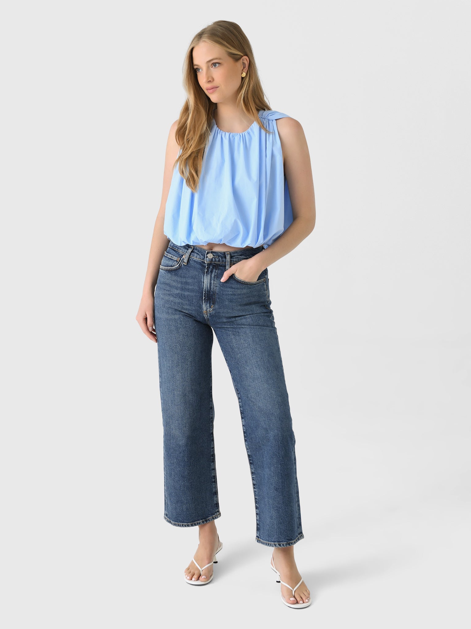 A Shirt Thing Women's Daisy Bubble Top