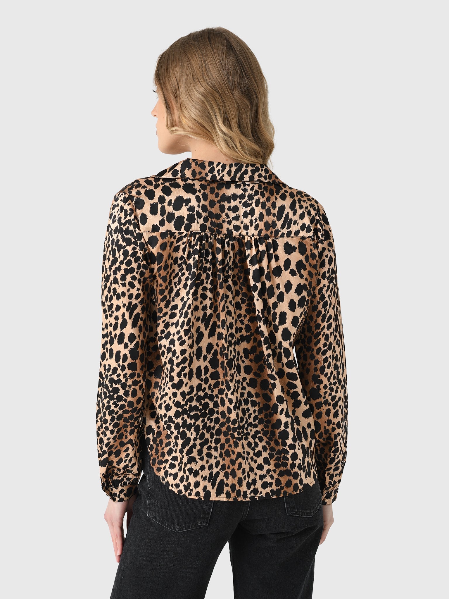 A Shirt Thing Women's Celine Printed Silk Shirt