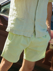 04651 / A Trip In A Bag Men's Seersucker Swim Trunk