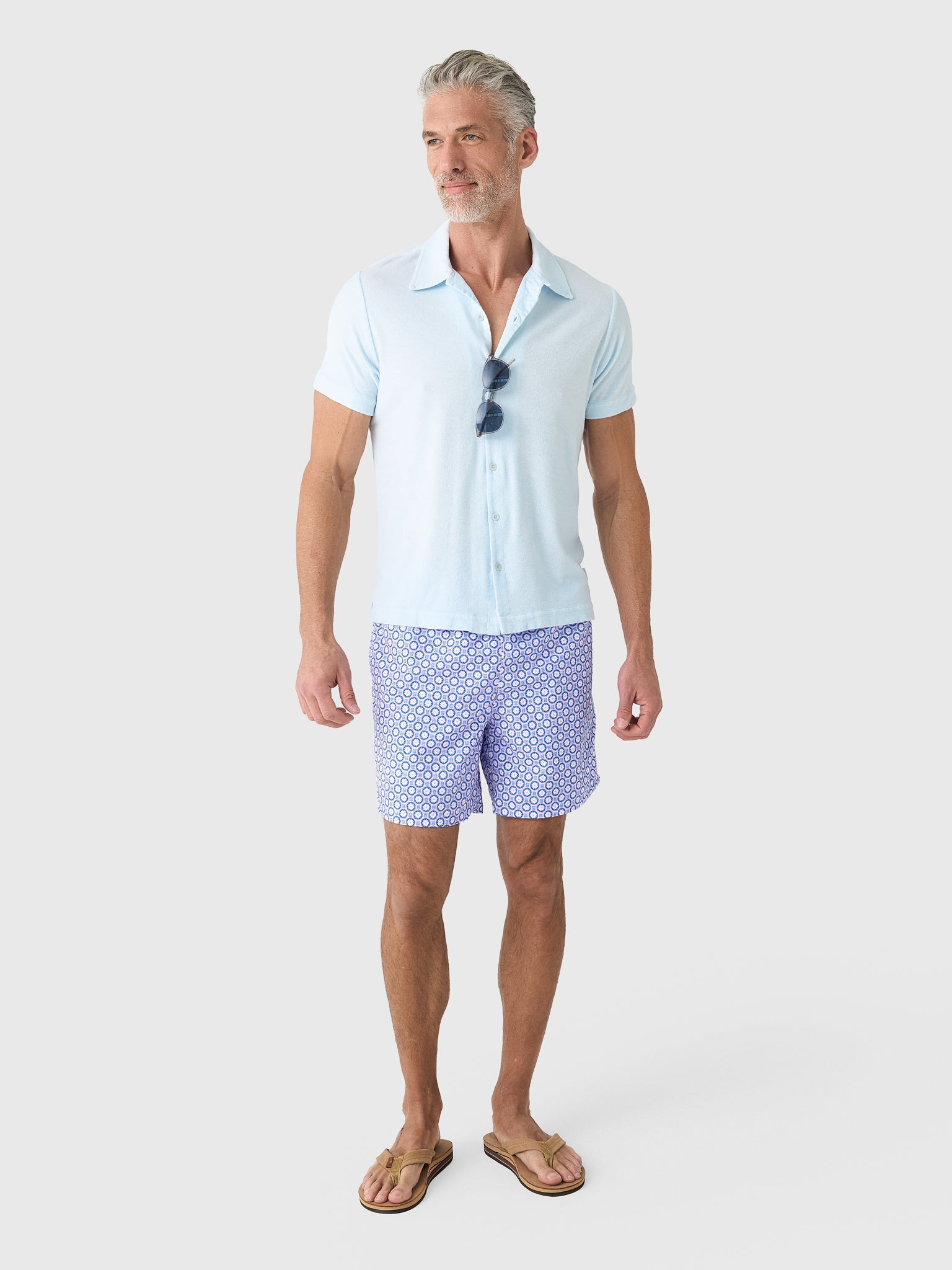 04651 / A Trip In A Bag Men's Terry Cuba Shirt