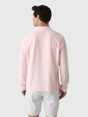 04651 / A Trip In A Bag Men's Terry Johnny Long Sleeve Polo