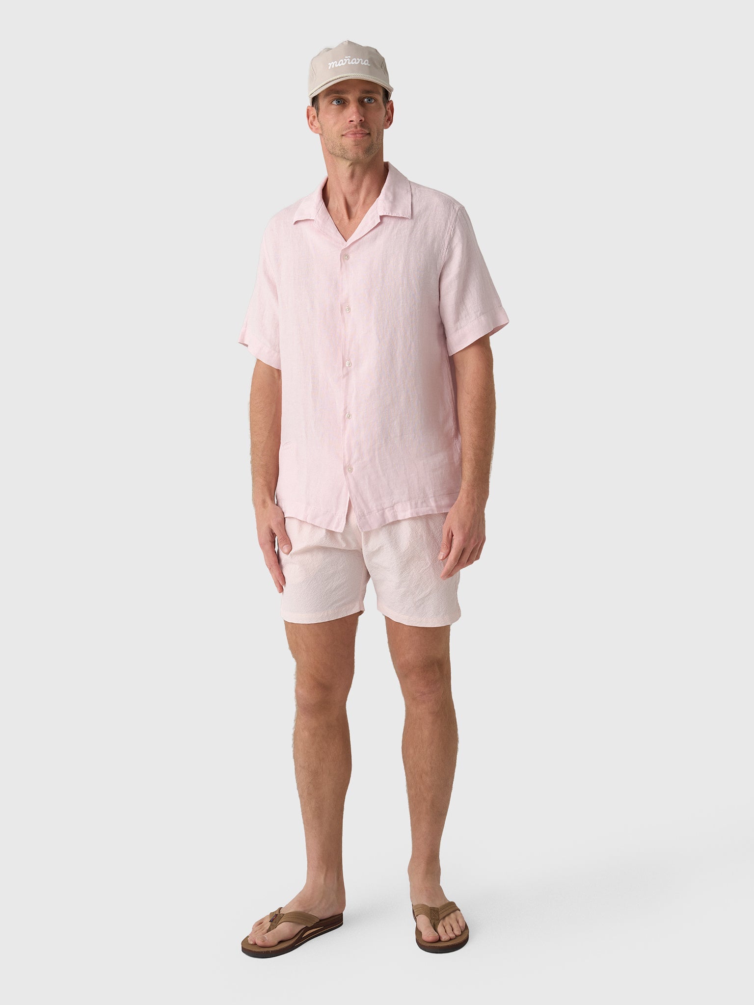 04651 / A Trip In A Bag Men's Linen Cuba Shirt