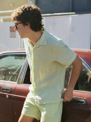 04651 / A Trip In A Bag Men's Linen Cuba Shirt