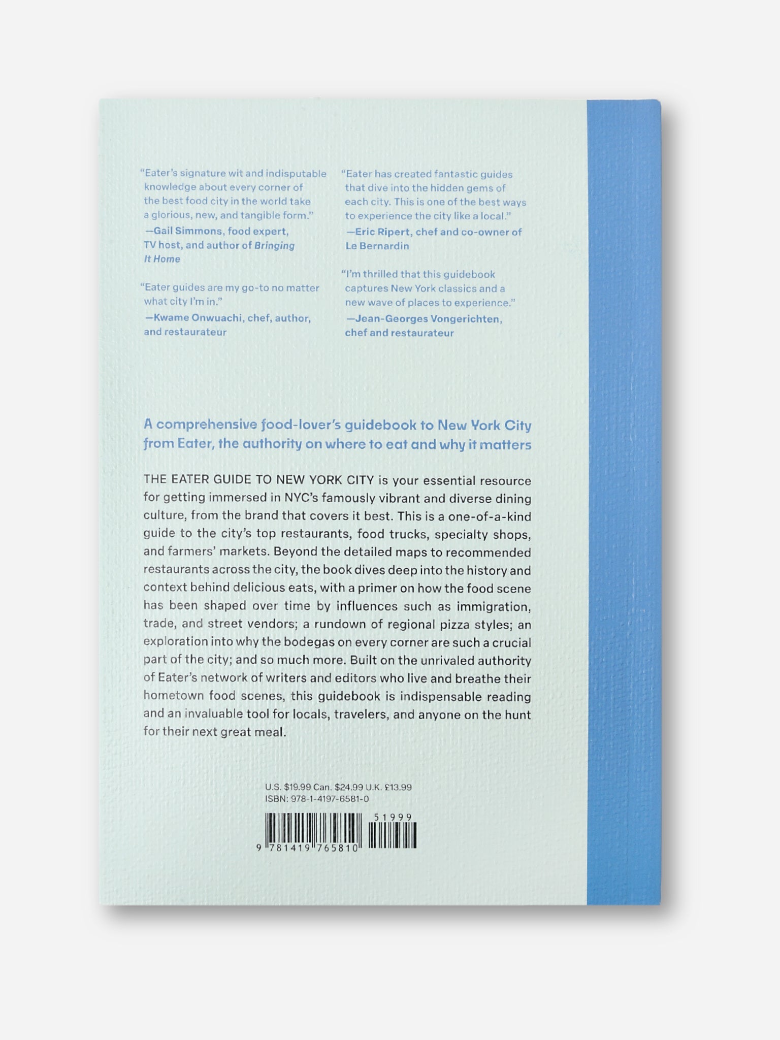Abrams Publishing The Eater Guide to New York City