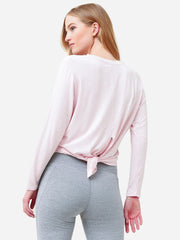Addison Bay Women's Tie-Back Long Sleeve Top
