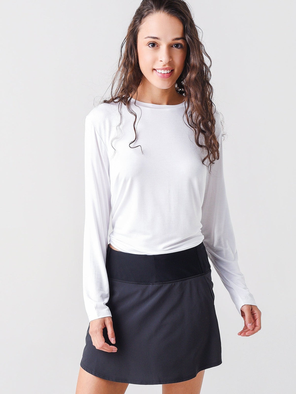 Addison Bay Women's Tie-Back Long Sleeve Top