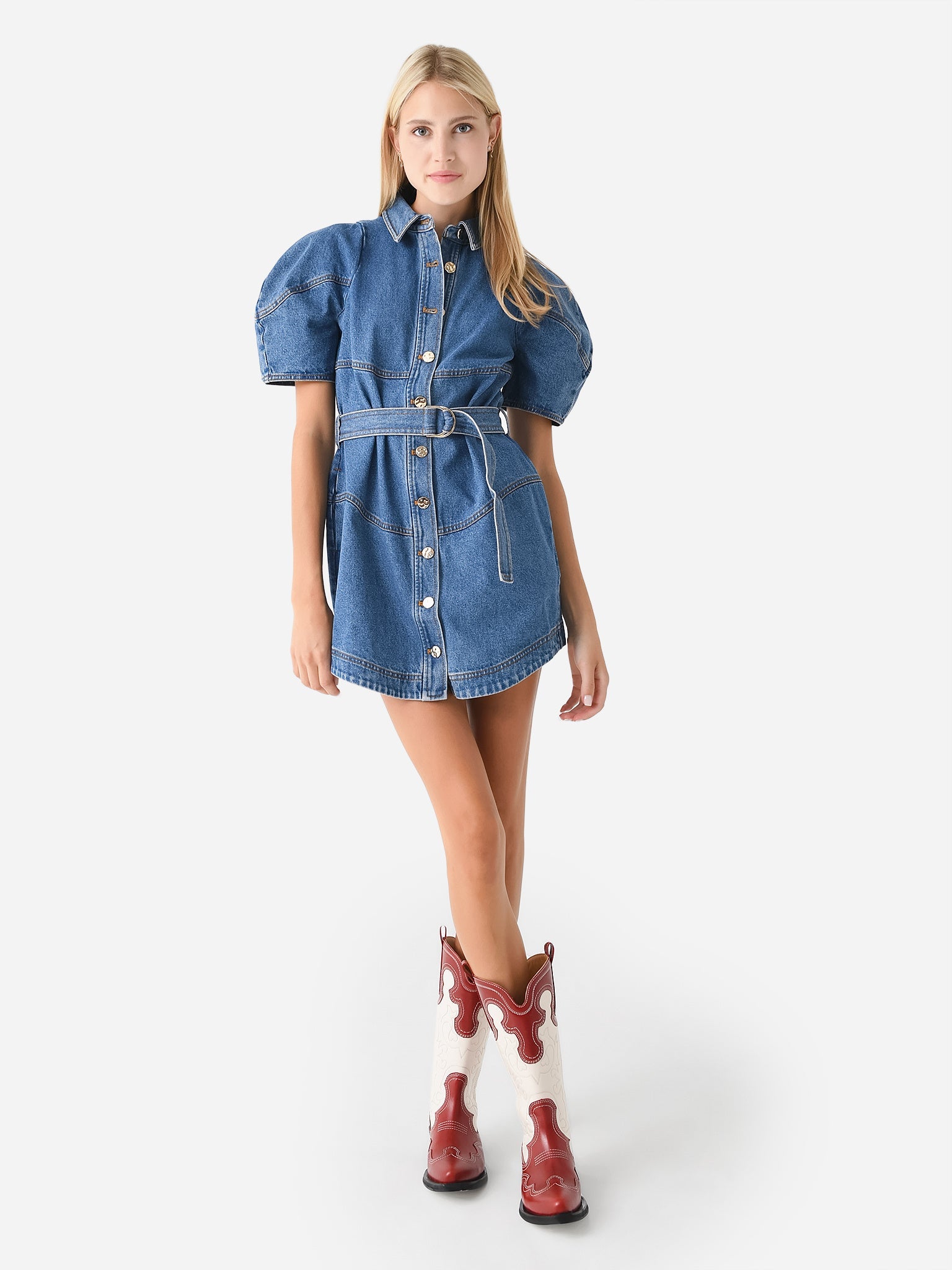 Acler Women's Hawkin Mini Shirtdress