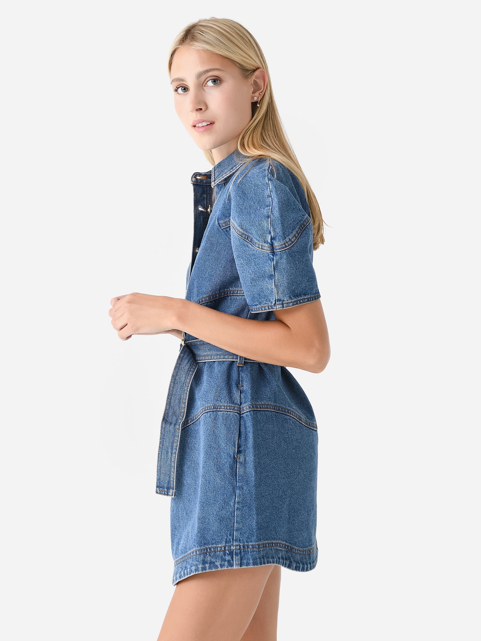 Acler Women's Hawkin Mini Shirtdress