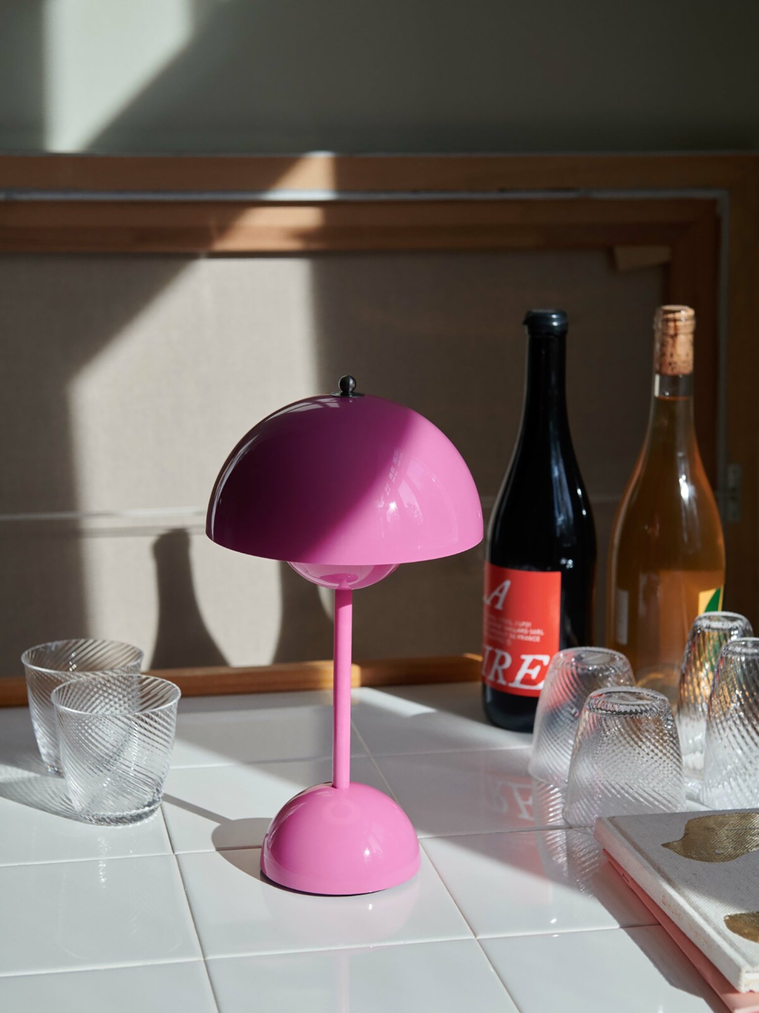 +Tradition Flowerpot Portable Table Lamp