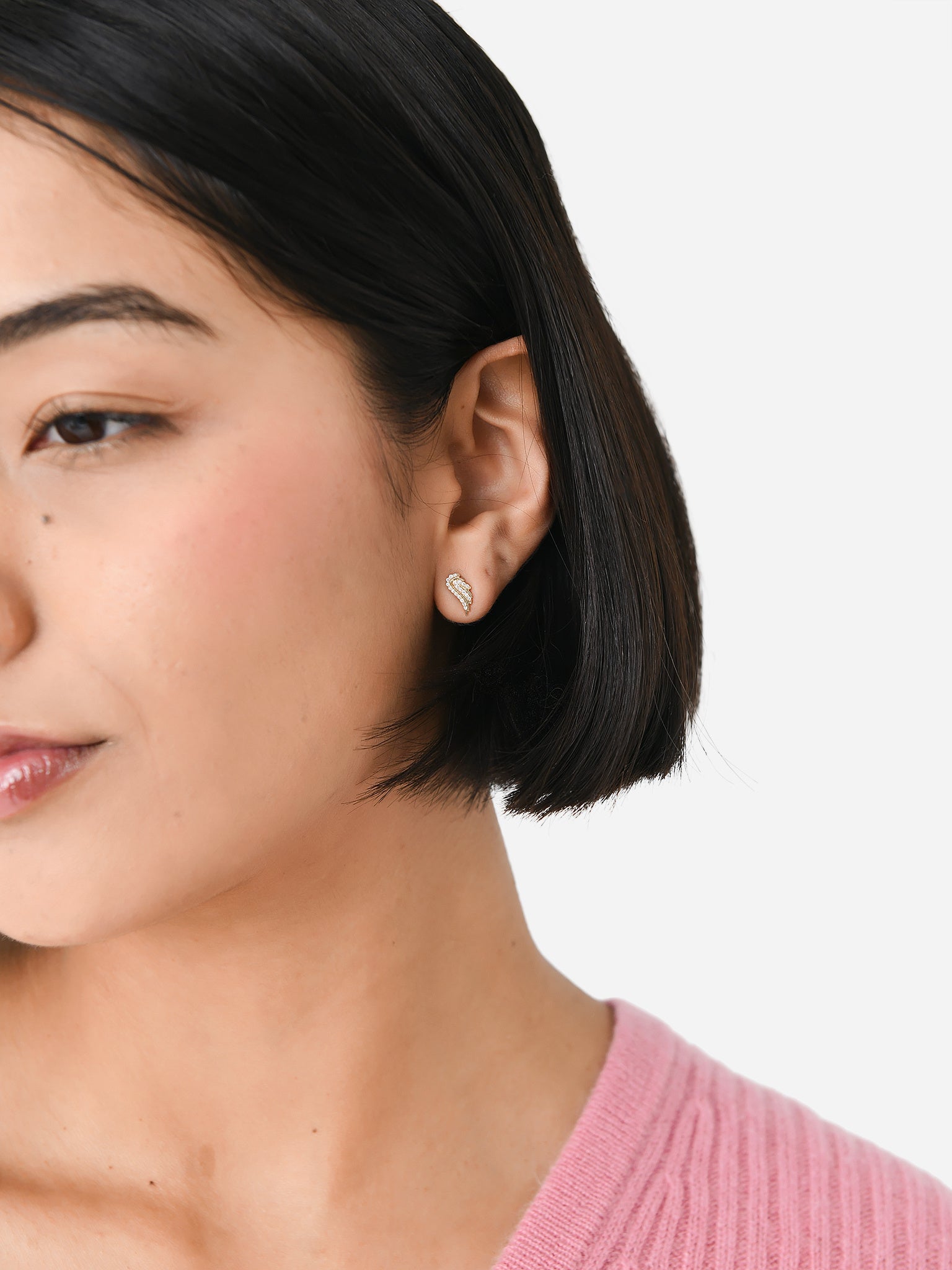 Adina Reyter Pavé Wing Earrings