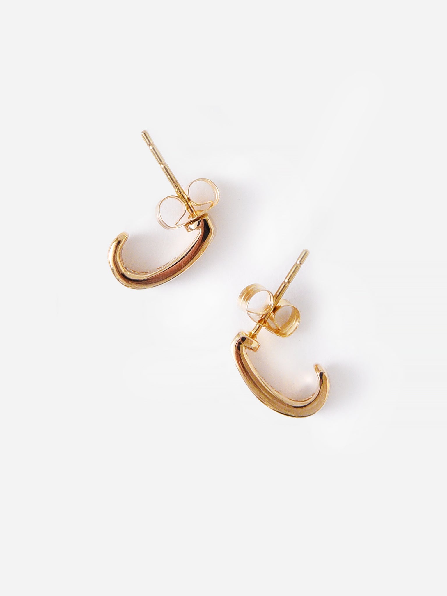 Adina Reyter Women's Heirloom Baguette J Hoop Earrings