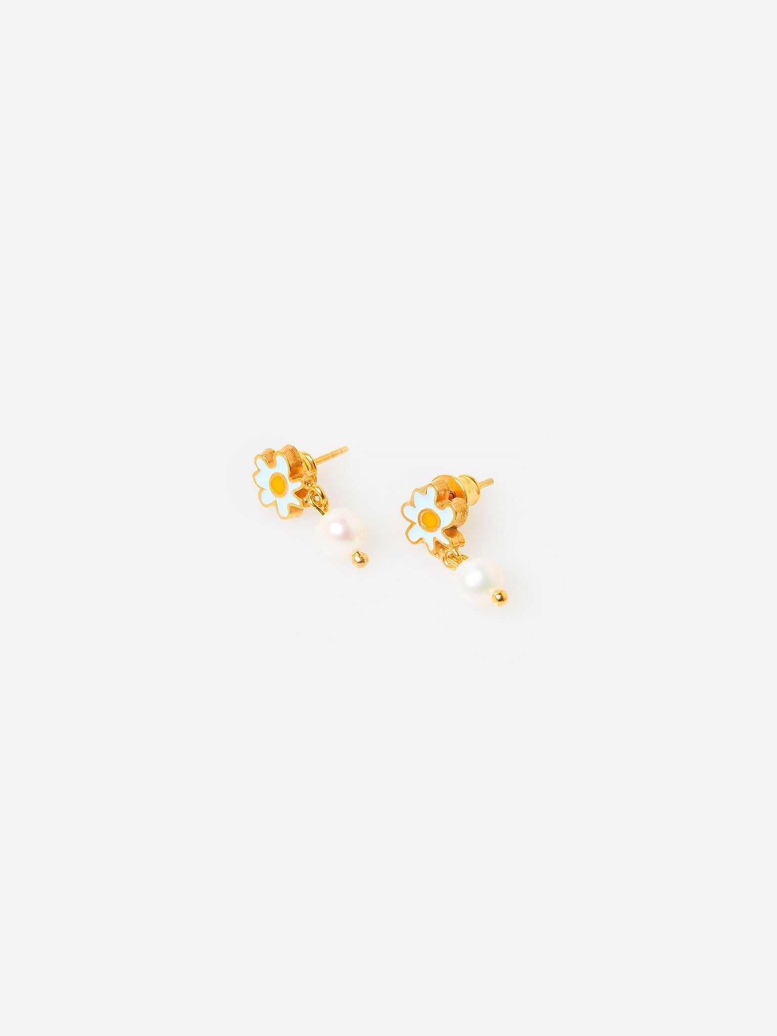 10 Deco Art Women's Little Chamomile Flower Earrings