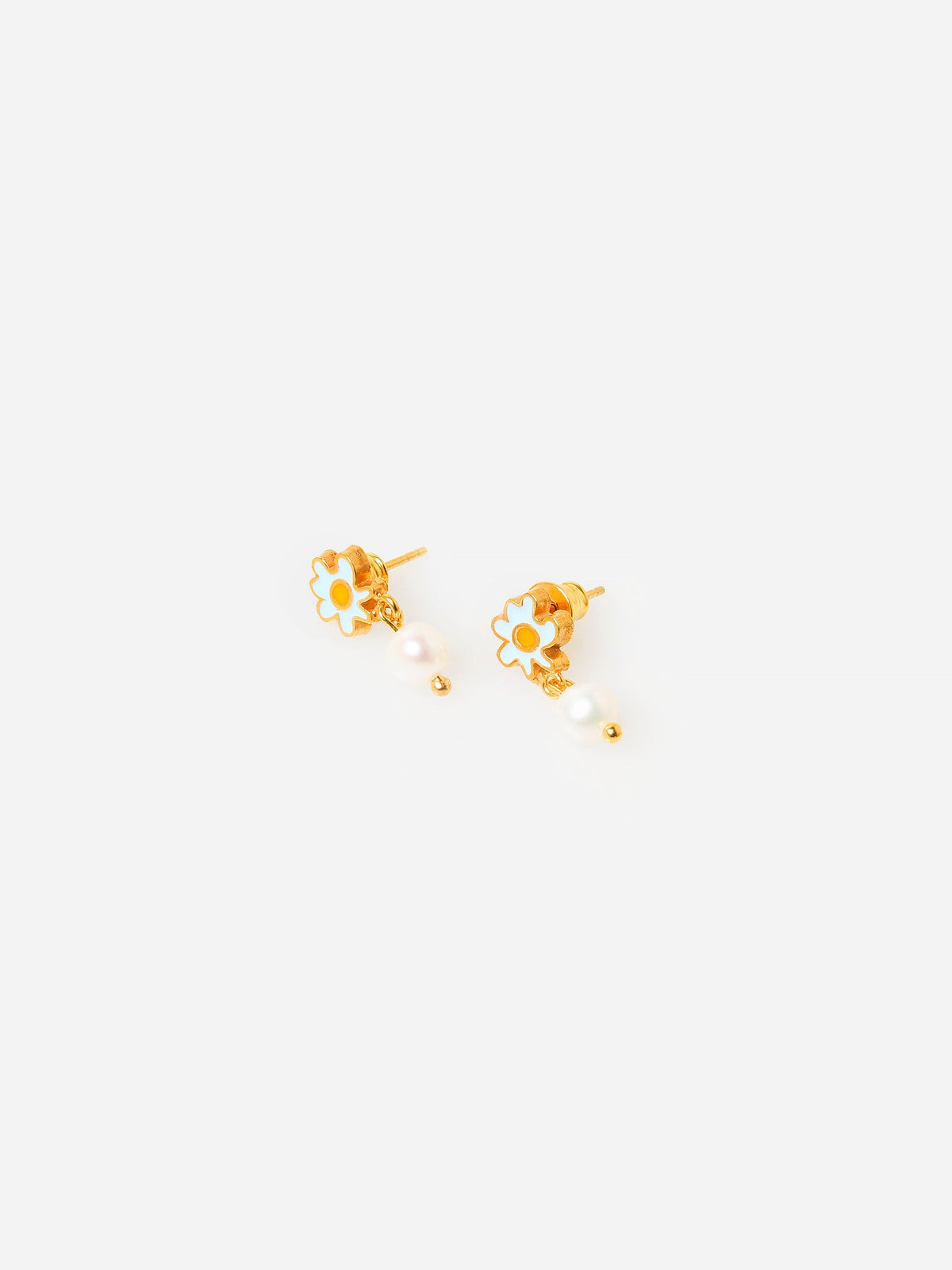 10 Deco Art Women's Little Chamomile Flower Earrings