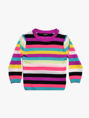 525 America Girls' Stripe Crew Sweater