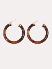 Accessory Concierge Tortoise Harper Hoop Earring