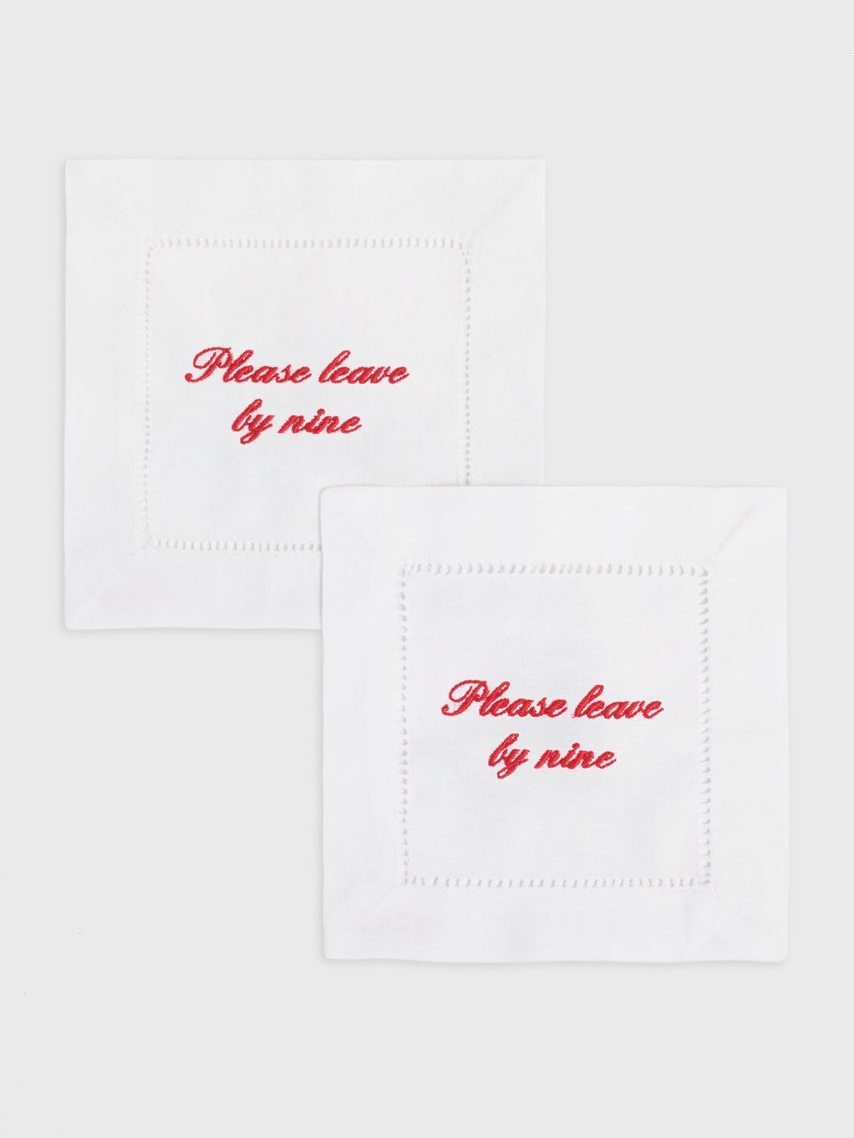 Abbode Leave By Nine Cocktail Napkin Set