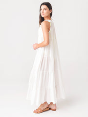 9 Seed Women's Core Cotton Sleeveless Tier Maxi Dress