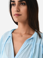 Adina Reyter Women's Baguette Horseshoe Necklace