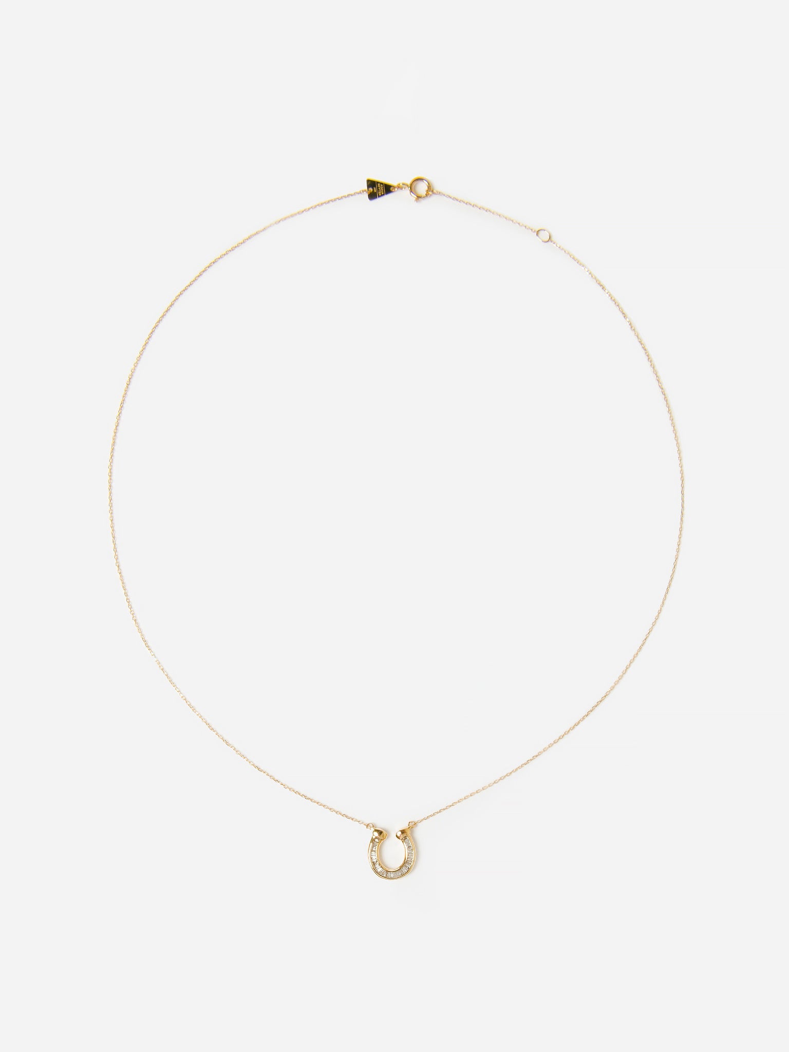 Adina Reyter Women's Baguette Horseshoe Necklace