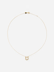 Adina Reyter Women's Baguette Horseshoe Necklace