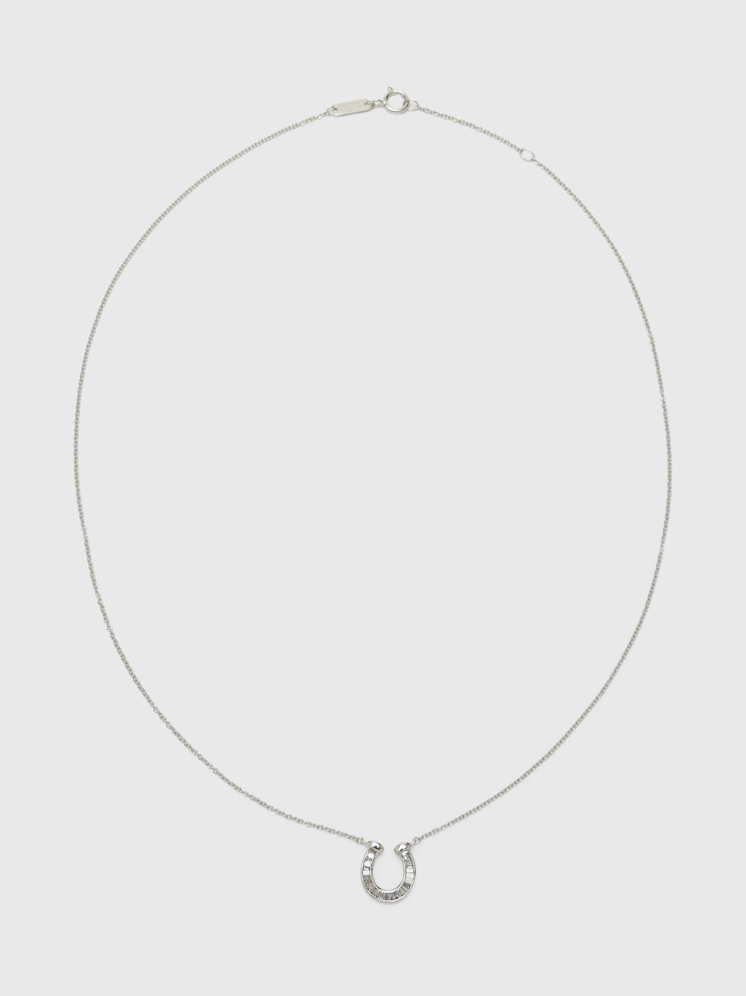 Adina Reyter Baguette Horseshoe Necklace