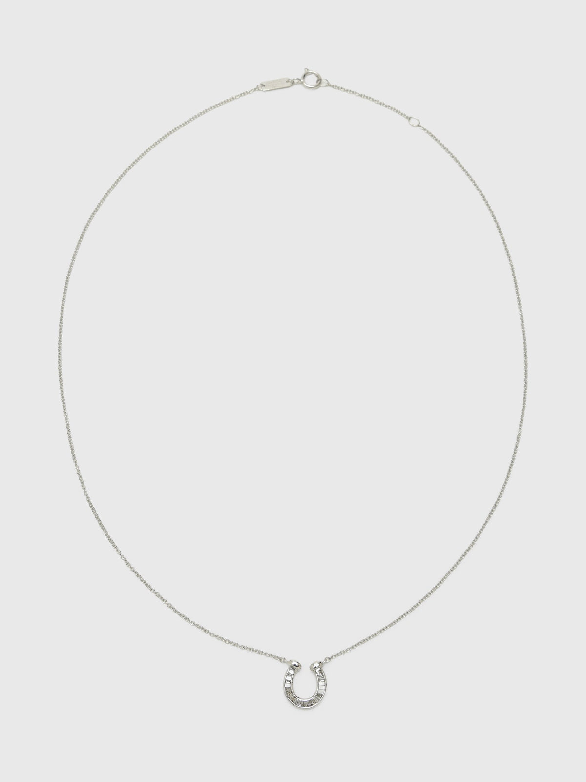Adina Reyter Baguette Horseshoe Necklace