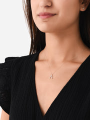 Adina Reyter Women's Baguette Wishbone Necklace