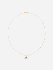Adina Reyter Women's Baguette Wishbone Necklace