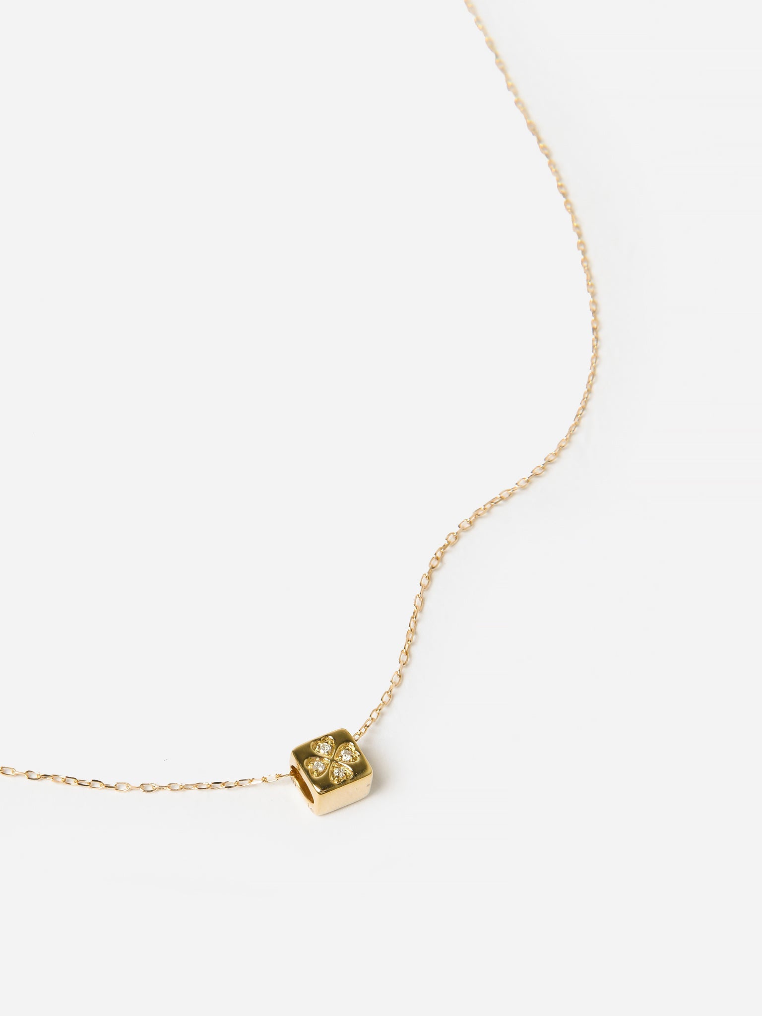 Adina Reyter Women's Bead Party Pavé Clover Block Necklace