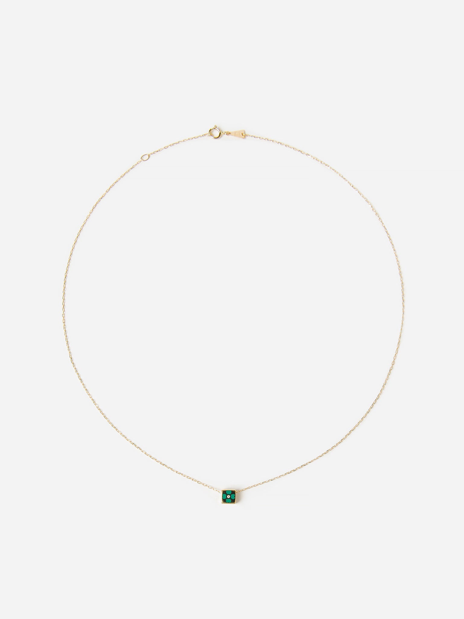 Adina Reyter Women's Bead Party Pavé Clover Block Necklace