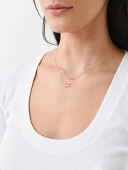 Adina Reyter Women's Graduated Pearl Diamond Curve Necklace