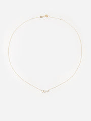Adina Reyter Women's Graduated Pearl Diamond Curve Necklace