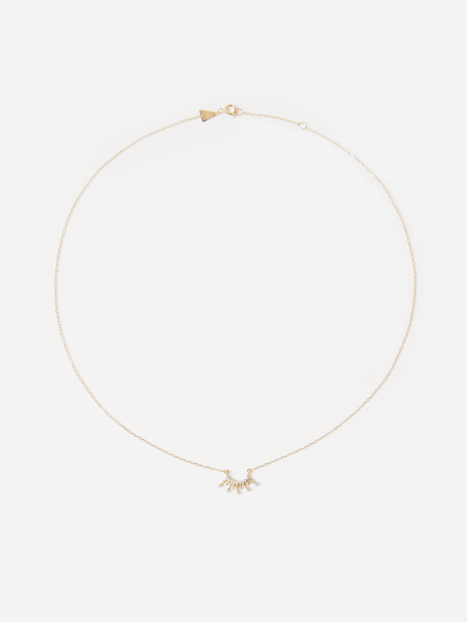 Adina Reyter Pavé Crown Necklace