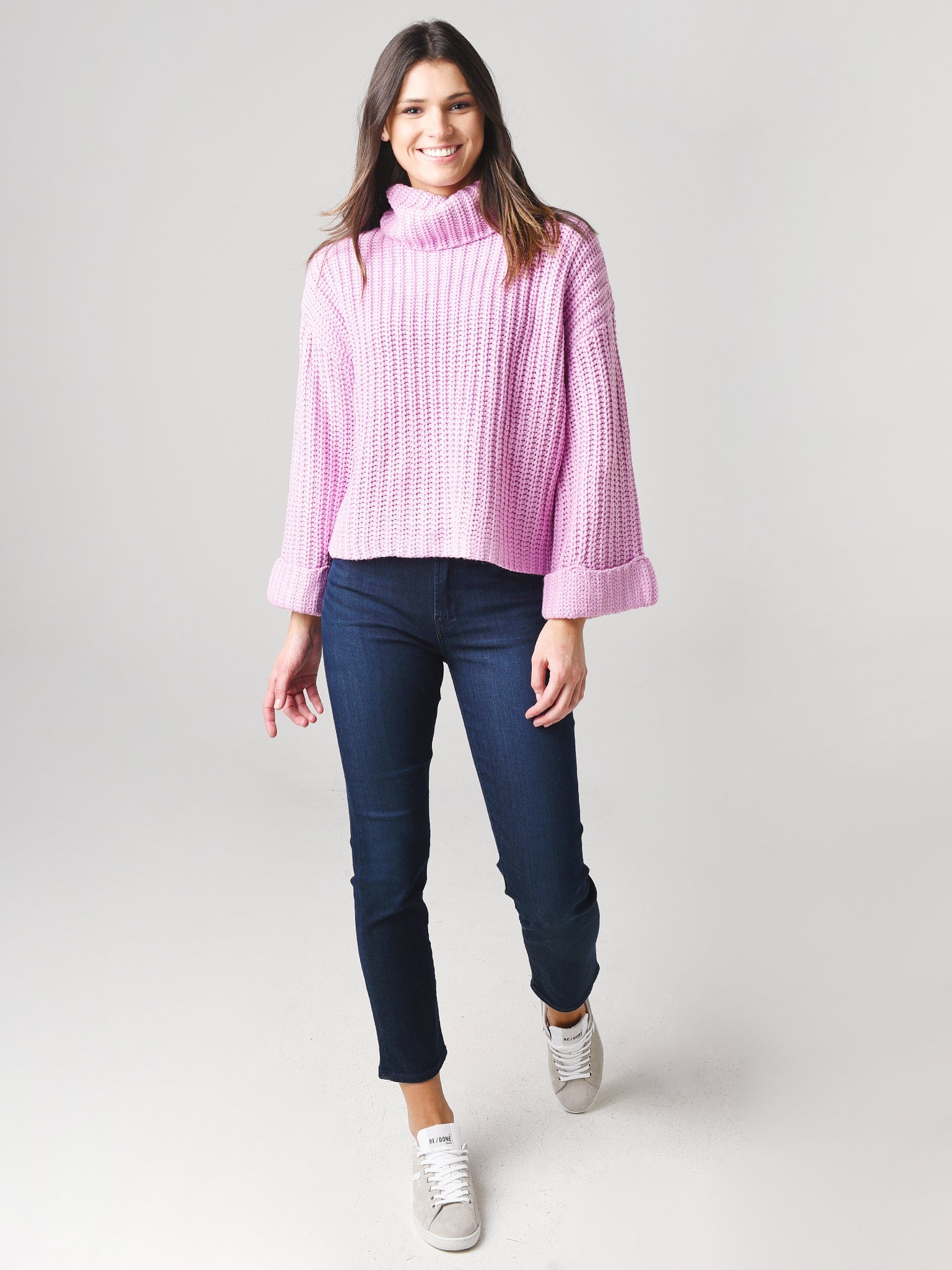 525 Women's Wide Sleeve Turtleneck Sweater