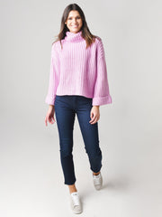 525 Women's Wide Sleeve Turtleneck Sweater