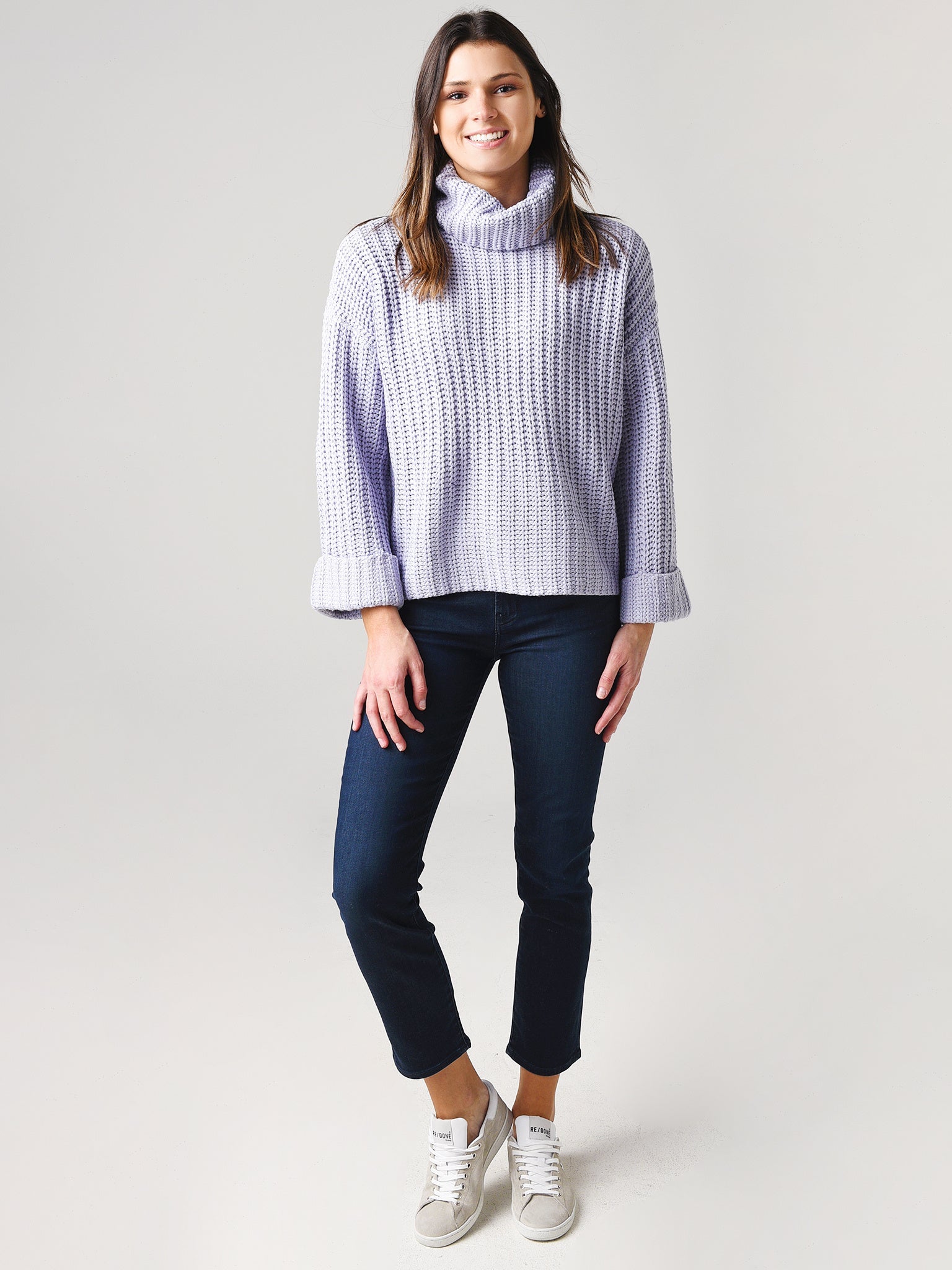 525 Women's Wide Sleeve Turtleneck Sweater