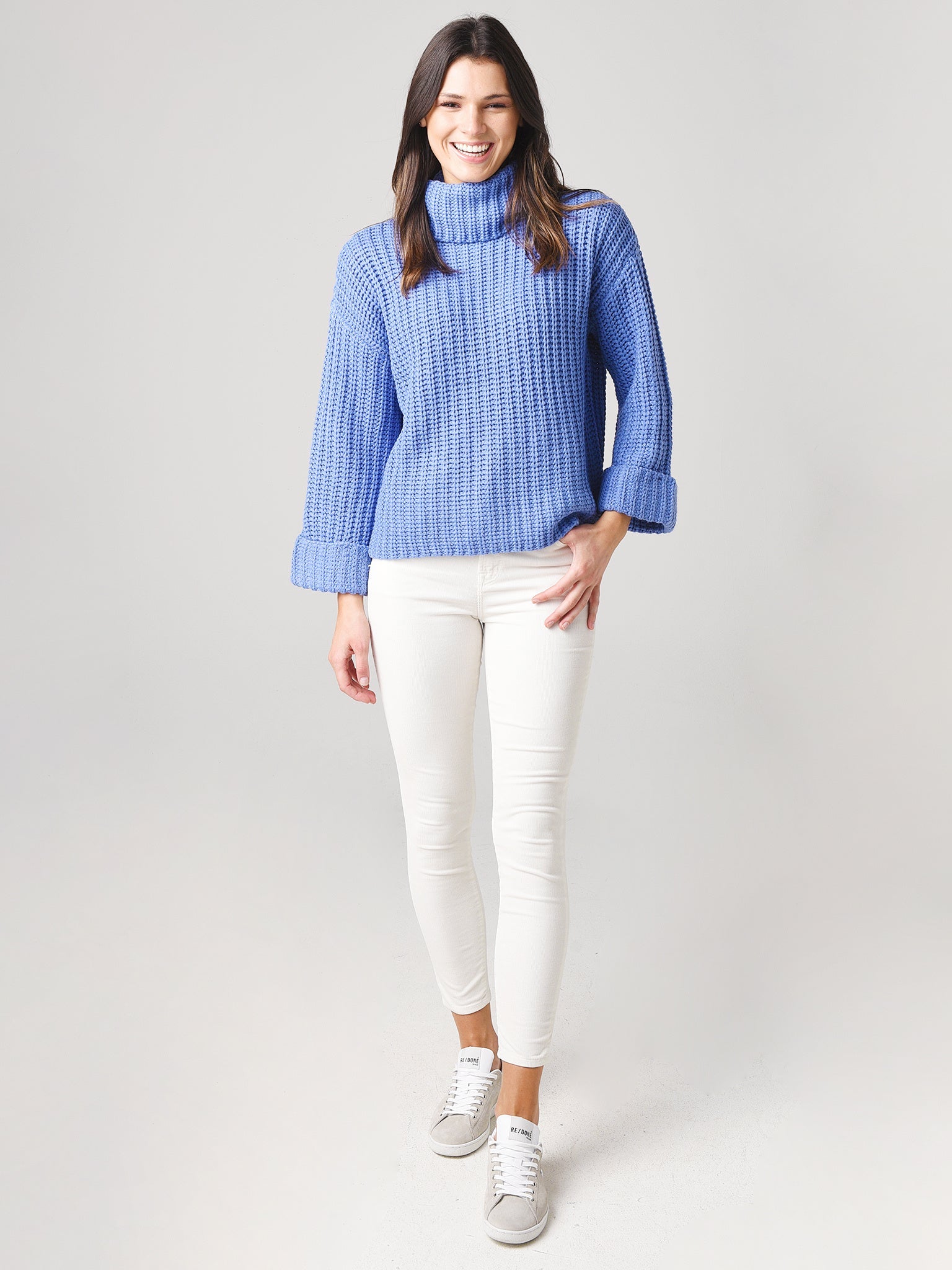 525 Women's Wide Sleeve Turtleneck Sweater