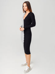 525 Women's Contrast Button Up Maxi Dress